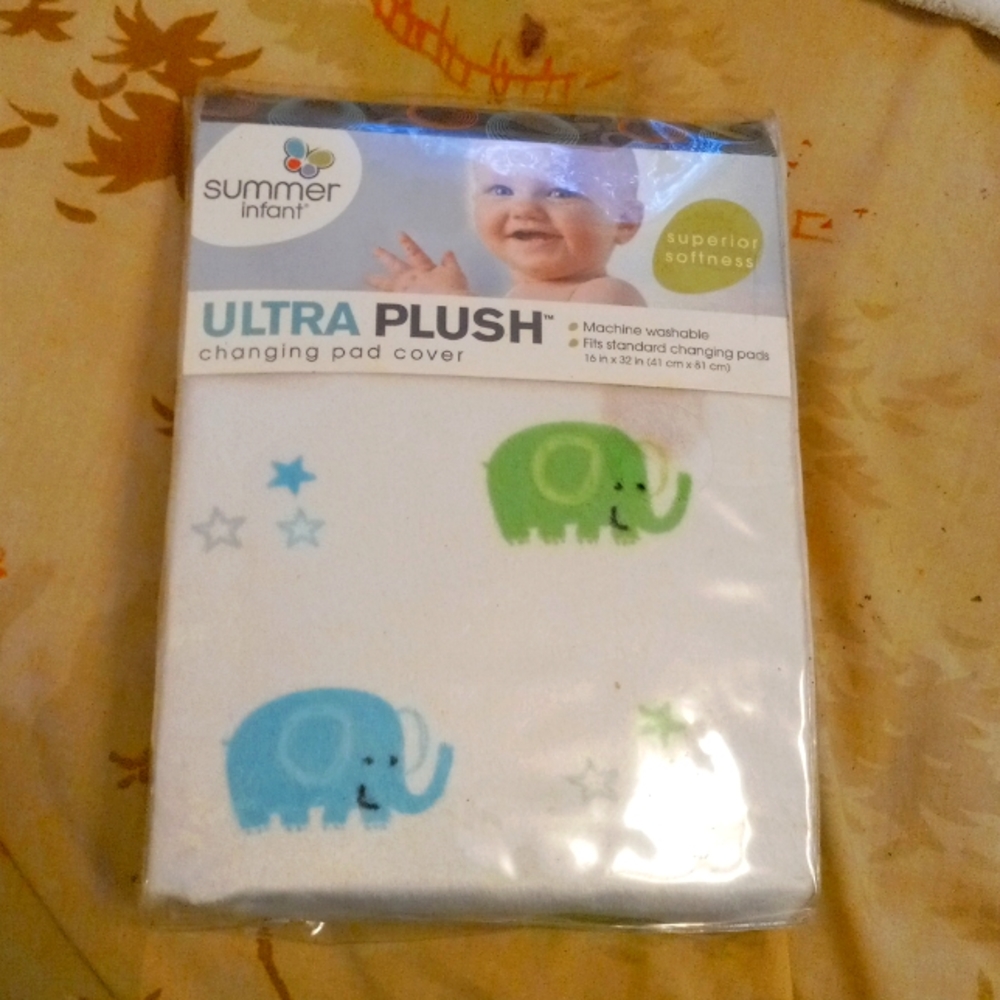 Ultra plush  changing pad cover